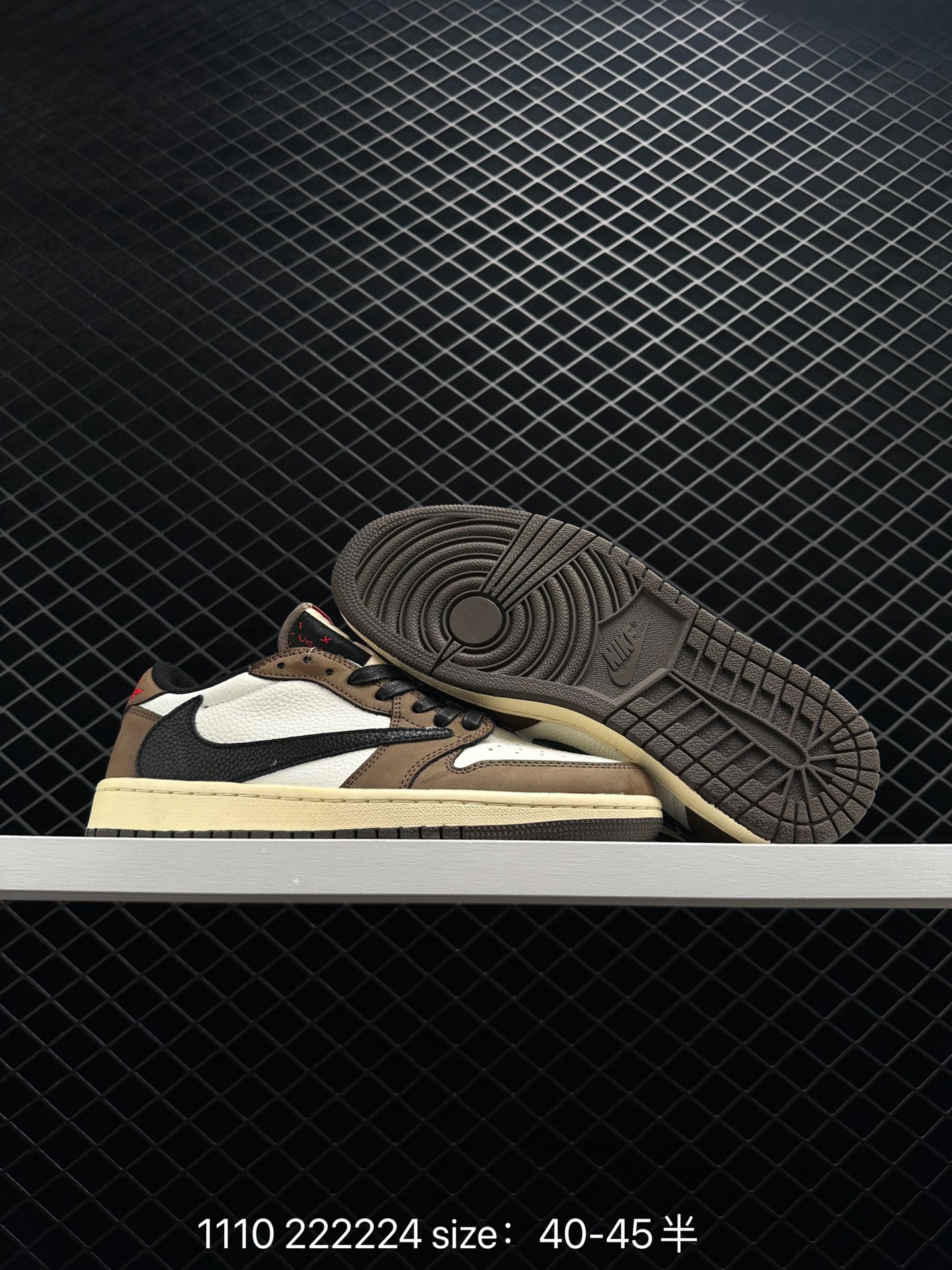 Travis Scott x Air Jordan 1 Low OG “Black Phantom